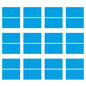 Laser Engraving Blank Blue ABS Double Color Plastic Sheet, 11.8x6.49x0.05 inch Materials Double Color Plastic Sheet for Interior Signs, Badges (Blue)