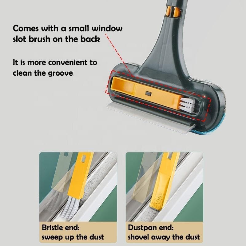 Upgrade Window Screen Cleaner, 2 in 1 Detachable Window Cleaning Brush - Image 6