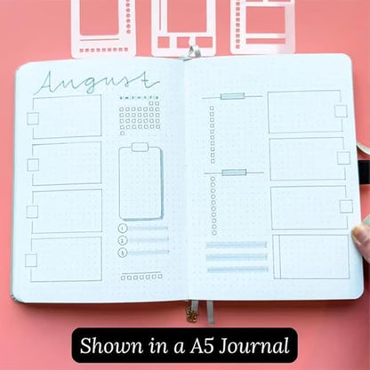 Handcrafted Flexible Record Template, Flexible Drawing and Checklist Template, Reusable, Compatible with Coil Reel and Ring Plan templates (Full Set of 9)