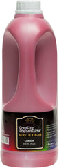 Creative Inspirations Acrylic Paint - Crimson - 1.8 Liter - Smooth & Creamy Consistency, Vibrant Pigmentation, Great Coverage for Artists - Clean Up with Soap & Water