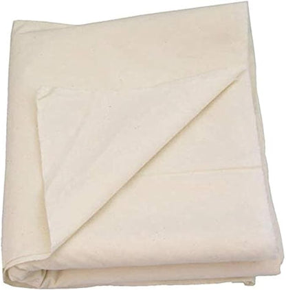 AK TRADING CO. Muslin Fabric/Textile Unbleached - Draping Fabric - Natural 5 Yards Medium Weight - 100% Cotton (63in. Wide)