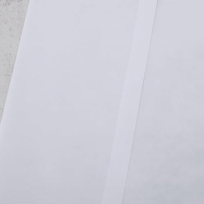 UNIQOOO 30 Pack Pre-Folded Vellum Jackets for 5x7 Invitations, Elegant Blank DIY Vellum Paper, 115GSM Semi-Transparent Cover Jacket for Wedding Envelopes