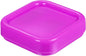 HARFINGTON Magnetic Pin Cushion Square Plastic Magnetic Sewing Pin Holder Storage Case Needle Cushion Tool for Sewing DIY Projects, Rose Red
