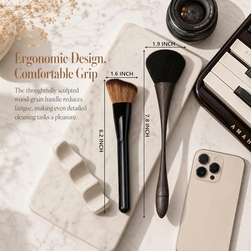 2 Pcs Exquisite Dusting Brush, Small Detailing Brushes, Soft Microfiber Brush - Image 2