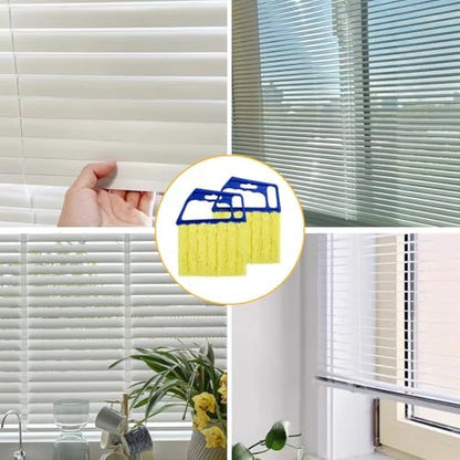 2 Pcs Blinds Cleaner Duster Tool 7 Finger Microfiber Washable Blind Cleaner - Image 6
