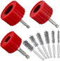 Heavy Duty Copper Pipe Cleaner & Bore Brush Kit 1/2" & 3/4" & 1" Copper Pipe by Unknown