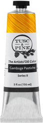 Tusc & Pine Artist Oil Paint - Gamboge Pastiche, 150 ml, Non-Yellowing, Rich & Creamy Consistency, Maximum Pigment Load, Small Batch Milled Oil Paints Made in the USA for Professional Artists