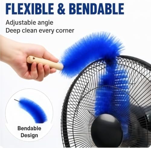 Fan Cleaning Brush, Flexible Long Fan Cleaner Brush - Image 4