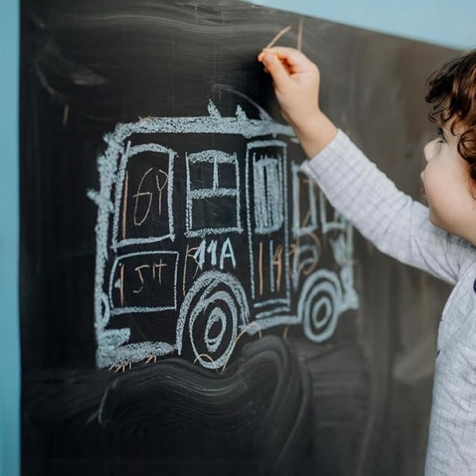 Chalkboard Paint White Chalk Board Paint for Wood, Metal, Glass, Wall, Plaster Boards Sign, Frame Any Surface White Matte Finish, Acrylic Non-Toxic, Quick-Dry - 250g, 9oz, Cover 35 sf