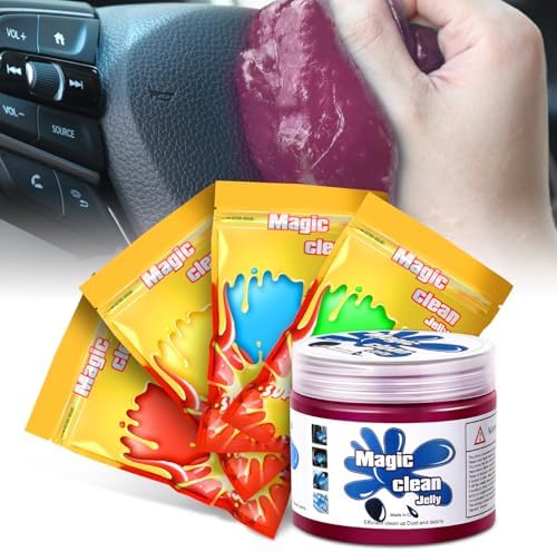 Auto Dynasty Car Cleaning Gel 5 Pack, Car Detailing Kit Cleaner Slime Putty by AutoDynasty
