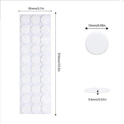 Adhesive Stick dots Two-Sided Sided Mounting Putty Stick Tack for Wall Hanging Crafts Balloons Festival Party Decorations,Clean Removable(0.59"*0.59"-800)