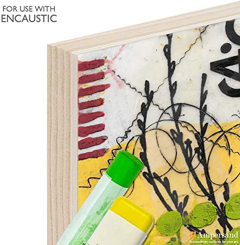 Ampersand Art Supply Unprimed Basswood Artist Panel, 7/8" Cradled Profile, 5"x7"