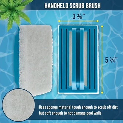 U.S. Pool Supply Hand-Held & Pool Pole Attachment Scrub Brushes - Image 3