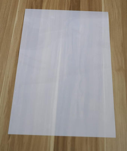 12 Pack 7 mil Blank Stencil Sheets 12 x 24 inch Mylar Sheet, Acetate Sheets for Crafts, Milky Translucent PET Template Material