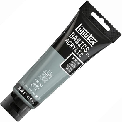 Liquitex BASICS Acrylic Paint, 118ml (4-oz) Tube, Blue Gray