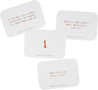 WE'RE NOT REALLY STRANGERS Kids Edition Card Game - 150 Conversation & Activity Cards for Kids, Adults, & Teens – for Fun Memorable Family Game Nights and Kid’s Party, Ages 5+, 2-6 Players