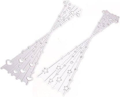 Heart Bubble Spotty Line Cutting Dies for Card Making DIY Scrapbooking Photo Album Decorative Embossing Paper TemplatedCraft Template for Paper Card Making Album Arts Supplies