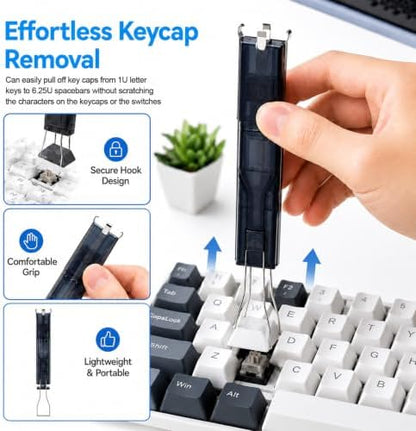 2-in-1 Switch Puller Keycap Puller, 4-Claw Switch Remover - Image 3