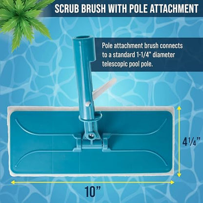 U.S. Pool Supply Hand-Held & Pool Pole Attachment Scrub Brushes - Image 4