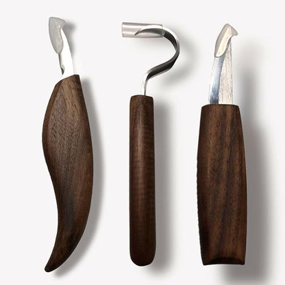 10Pcs Wood Carving Kit, Beginner Set With Resistant Gloves, Spoon & Whittling Knife, Sandpaper for Woodworking