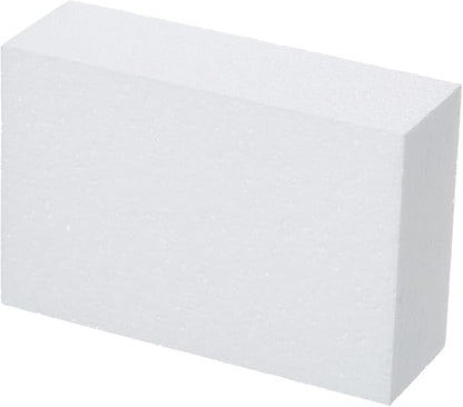 Crafare 8 Pack Craft Foam Blocks 6X4X2in Polystyrene Brick Rectangle for Arts School Projects Sculptures Floral Arrangements Modeling and Centerpieces