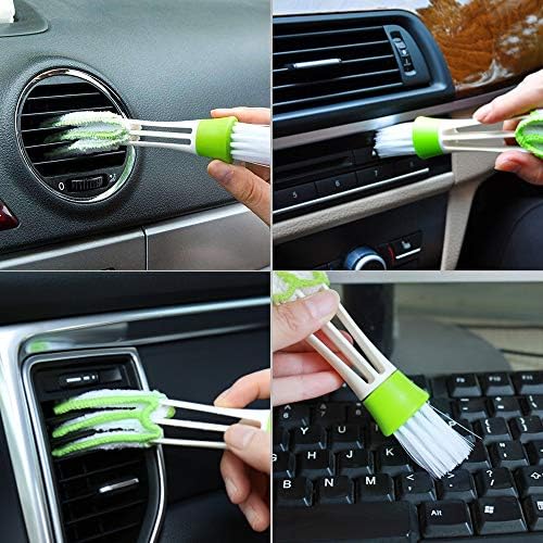 Bevinsee 1Pcs Aire Vent Crevice Brush Auto Car Detailing Brush - Image 2