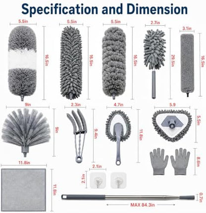 15-Piece Microfiber Duster Cleaning Kit - Image 2