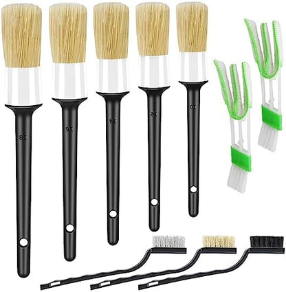 HMPLL 10pcs Detailing Brush Set by LOKEME-USDirect