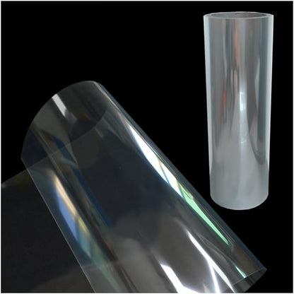 Transparency Mylar Stencils Sheet for Cutting Machines,12inchs x 40ft Rolls 4 mil Clear Blank Template Paper Material Acetate
