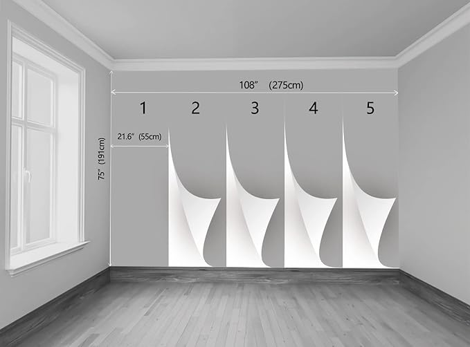 Rose Wall Mural Floral Photo Wallpaper Murals for Wall Decor for Living Room（Not Peel and Stick）