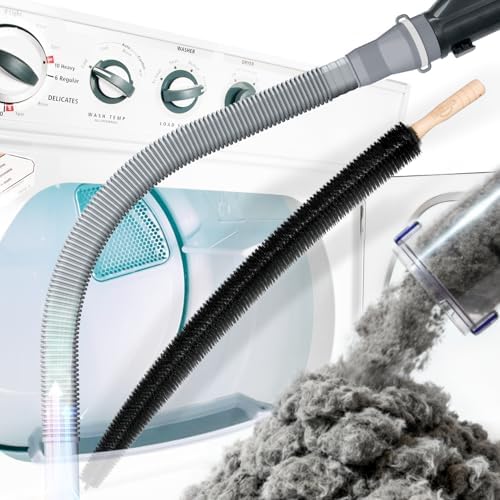 Holikme Dryer Vent Cleaner Kit, Vacuum Hose Attachment by Holikme