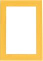 8.5x11 Mat Bevel Cut for 7x9 Photos - Acid Free Topaz Orange Precut Matboard - For Pictures, Photos, Framing - 4-ply Thickness