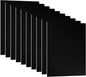 PATIKIL 7x5x1/32inch Anodized Aluminum Sheet, 10Pcs Metal Rectangle Aluminum Plate 0.8mm Thick Engraving Blanks for Laser Engraving DIY Decorative Crafting Home Decoration, Black
