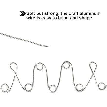 Tenn Well 9 Gauge Aluminum Craft Wire, 50 Feet 3mm Bendable Armature Wire for Sculpting, Jewelry Making, Doll Making, Crafting, Modelling, Bonsai Training
