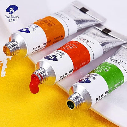 Paul Rubens Watercolor Paint, 36 Vibrant Colors Rich Pigments for Watercolor Painters, Students, Beginners, Hobbyist, Ideal for Many Watercolor Applications (5ml Each Tube)