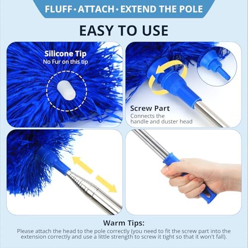ZZ LAZYCOTTAGE Microfiber Feather Duster - Image 3