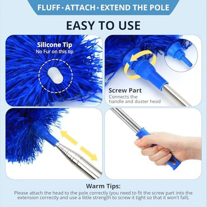 ZZ LAZYCOTTAGE Microfiber Feather Duster - Image 3