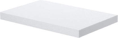 Crafare 12X8X1 Inch Craft Foam Blocks 4 Pack Polystyrene Foam Sheet Rectangle Foam Blocks for Arts School Projects Sculptures Floral Arrangements Modeling and Centerpieces