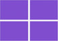 DMiotech 4Pcs Correction Gel Light Filter Overlay Transparent Plastic PVC Sheets Matte Purple for Photo，Film,Video