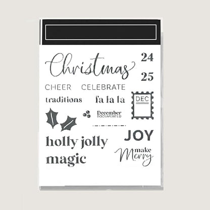 2025-2026 Stamps and Dies for Card Making, Stamps and Dies Set 2025 for Christmas and Halloween, Die Cut DIY Various Festivals Album Scrapbooking Birthdays Greeting Card (M4333)