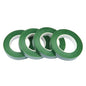 4 Rolls Floral Tape 1/2" Wide 30 Yards/Roll Floral Tapes for Bouquet Stem Wrap and Flowers Making Craft Projects (Green)