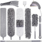 9PCS Dusters for Cleaning, Extendable Microfiber Duster by wlich