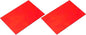 MECCANIXITY 2 Pcs Stained Glass Sheet Mosaic Tile 7.9 Inch x 5.9 Inch Red Stained Glass Sheets for Crafts DIY Art Project