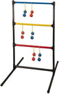 Champion Sports Outdoor Ladder Ball Game: Backyard Party, Camping & Beach Games Ladder Golf Set for Adults and Kids with Bolas Balls and Carrying Case , 39"H X 22"W With 33" Deep Base Set