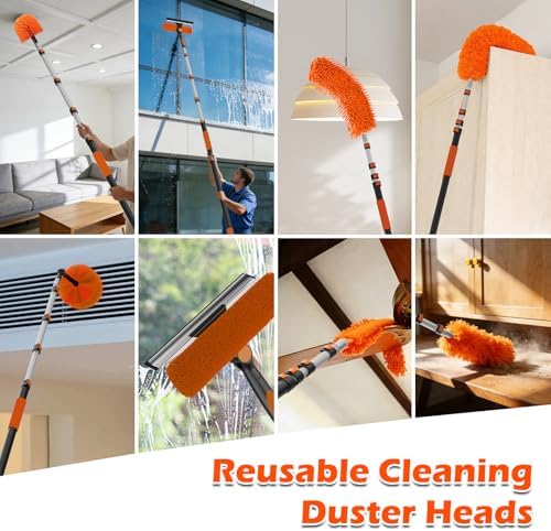 20FT Reach Extendable Ceiling Duster Kit - Image 5