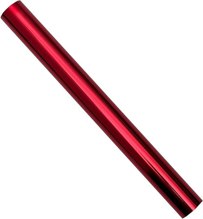 Coolprints Foil for Laminator and Laser Printer, Foil for Toner, Basic Colors, Roll of 12.6 Inches x 32.8 Feet (Red)