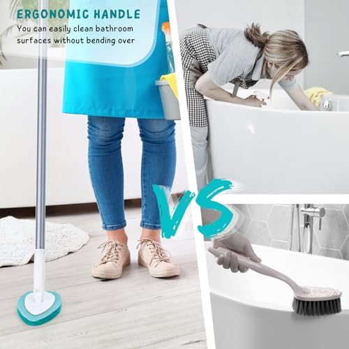 Shower Scrubber with Long Handle - Image 4