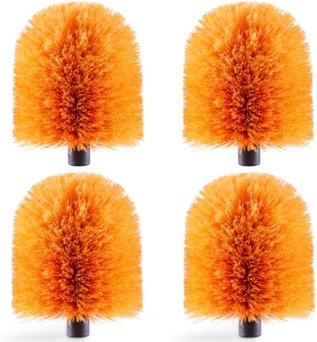 4 Pack Screw on Webster Cobweb Duster Head by ShouRong