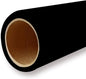 Yizhily Seamless Photogrphy Background Paper, Paper Backdrop Roll for Photoshoot, 53" x16', Jet