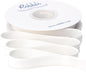 Ribbli Polyester Off White Velvet Ribbon,5/8 Inches Continuous10-Yard Spool,Christmas Ribbon for Gift Wrapping,Floral Bouquets, Home Decor